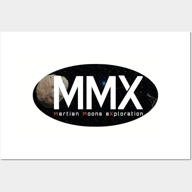 Martian Moons Exploration Logo Wall Art by Spacestuffplus